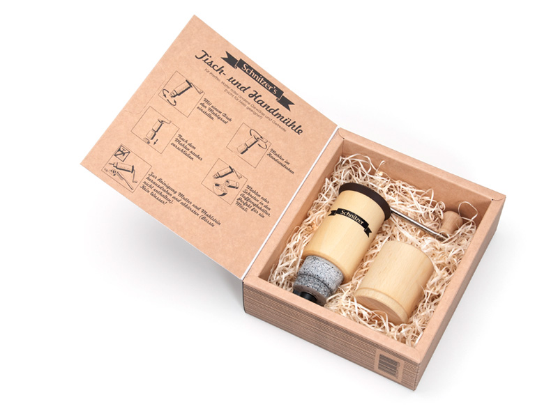 Schnitzer Tisch- und Handgetreidemühle Schnitzer Tisch- und Handgetreidemühle