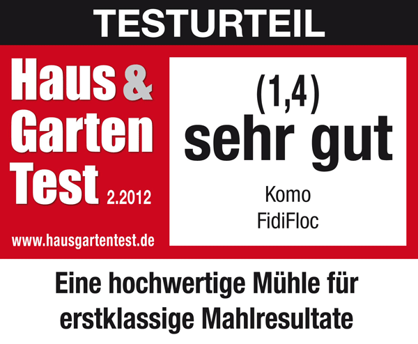 Testurteil Komo Fidifloc Medium kombimühle Testurteil Komo Fidifloc Medium kombimühle