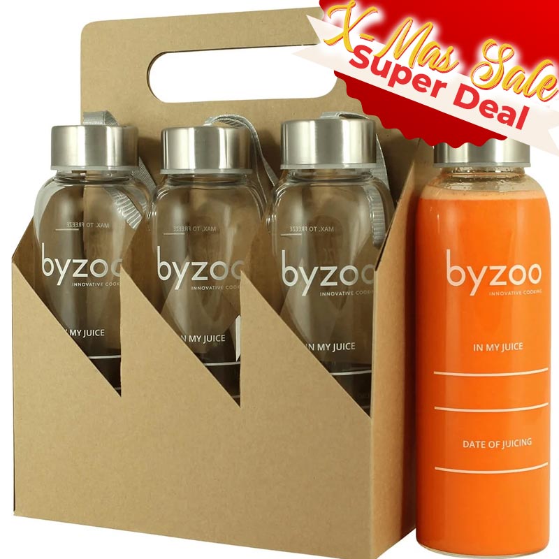 Byzoo Saftflasche 6 x 360 ml