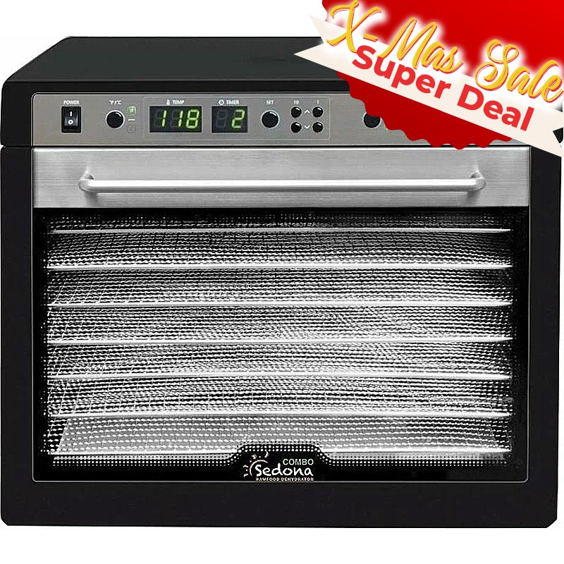 Sedona Combo Dörrgerät Edelstahleinschübe