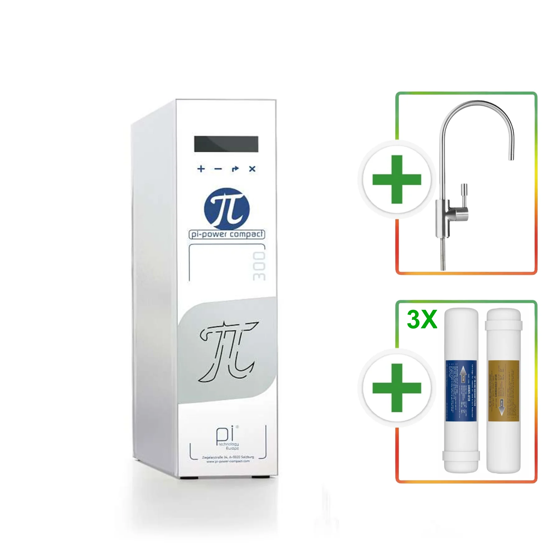 PI Power Compact 300 Osmoseanlage ohne Vitalizer (max. 1,8 L pro Minute)