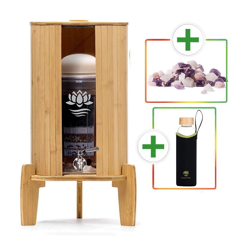 KENDRA Wasserfilter Glas 9 Liter