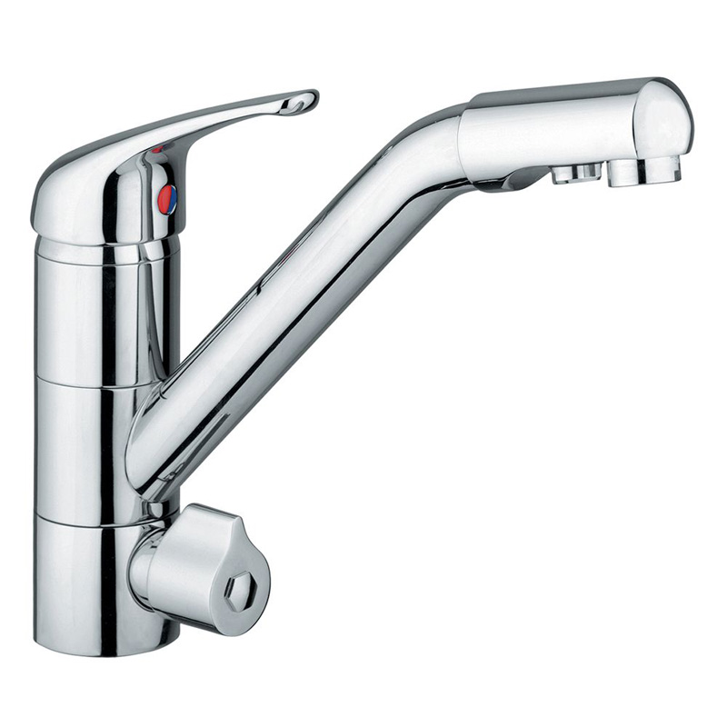 3-Wege-Armatur Siena Messing verchromt