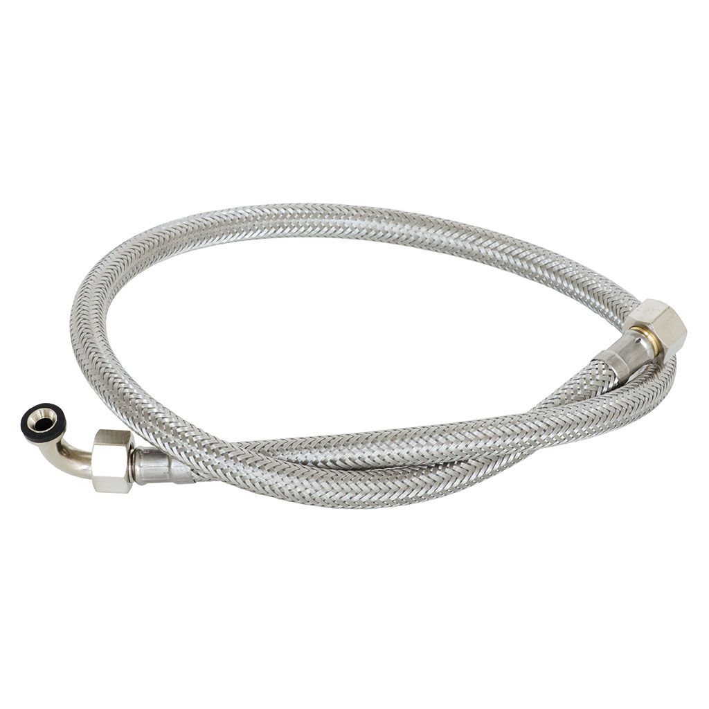 Winkelschlauch Eingang mit 90°-Bogen