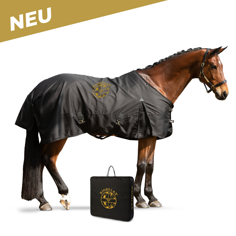 BIORELAX Pferdedecke mit Kleinsche Felder Pads