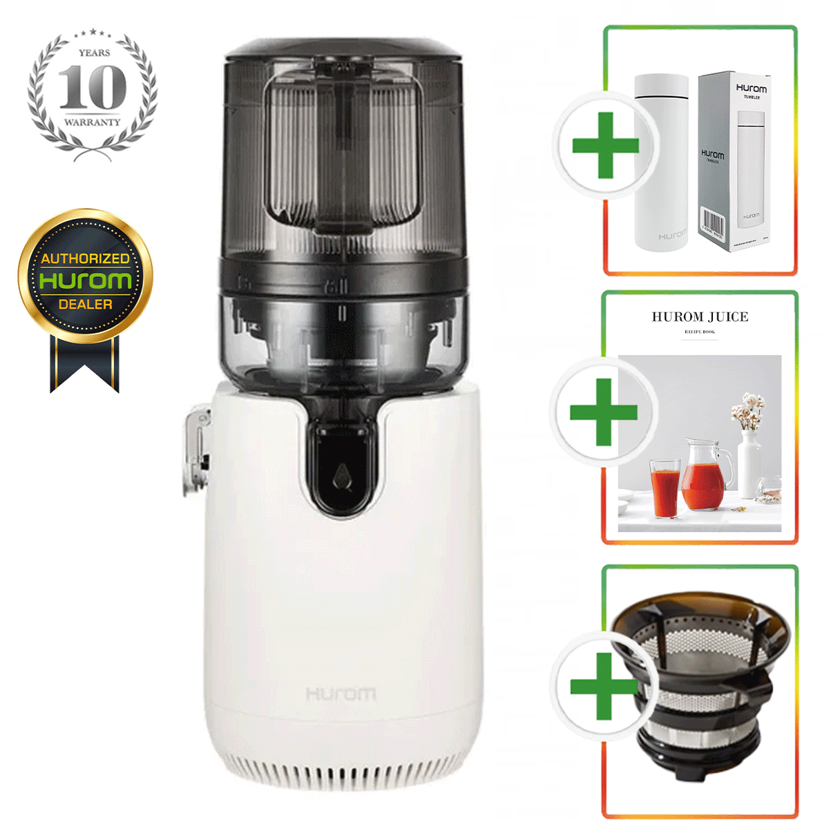 Hurom E50-ST Entsafter weiß