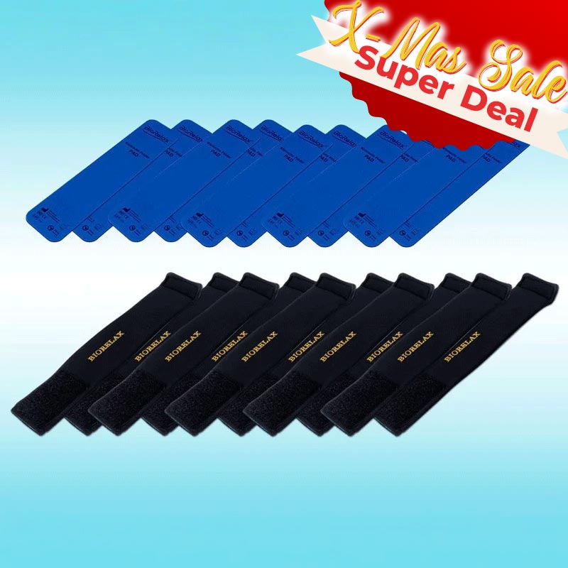 10er-Set BIORELAX Kleinsche Felder: 10 x Pad und 10 x Armband