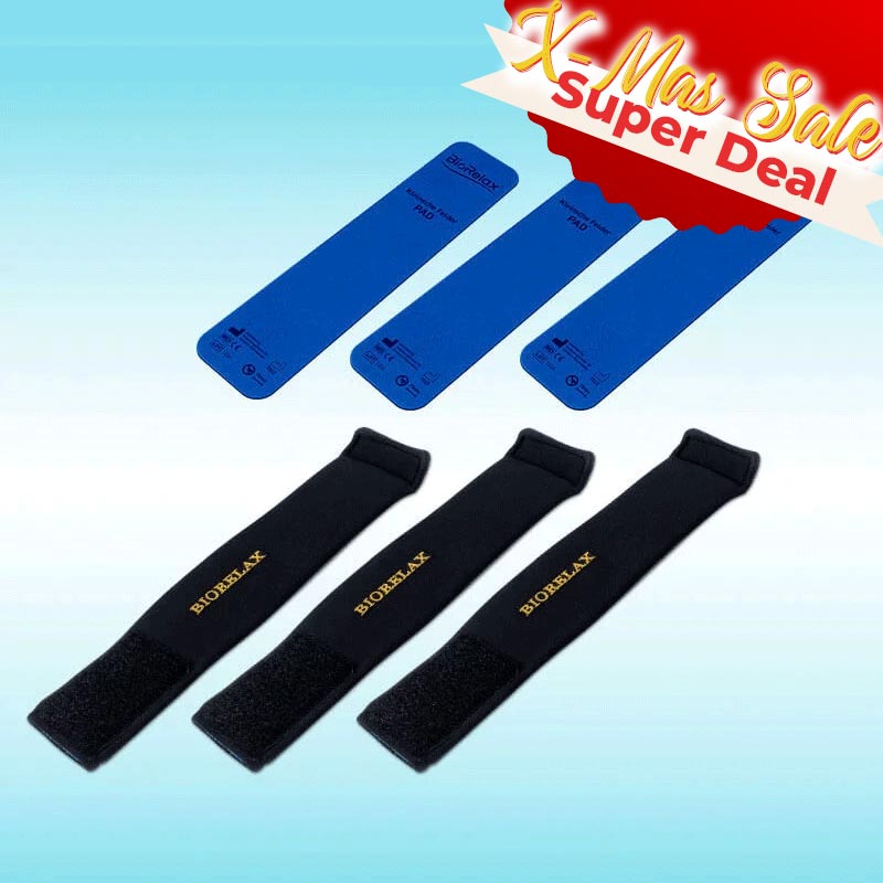 3er-Set BIORELAX Kleinsche Felder: 3 x Pad und 3 x Armband