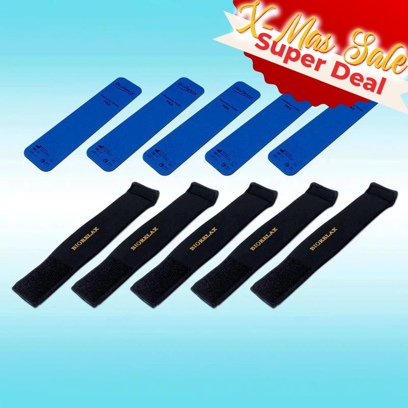 5er-Set BIORELAX Kleinsche Felder: 5 x Pad und 5 x Armband