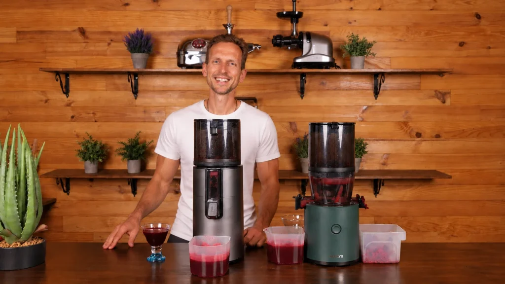 Hurom H400 vs. H320N im Rote-Bete-Saft-Test