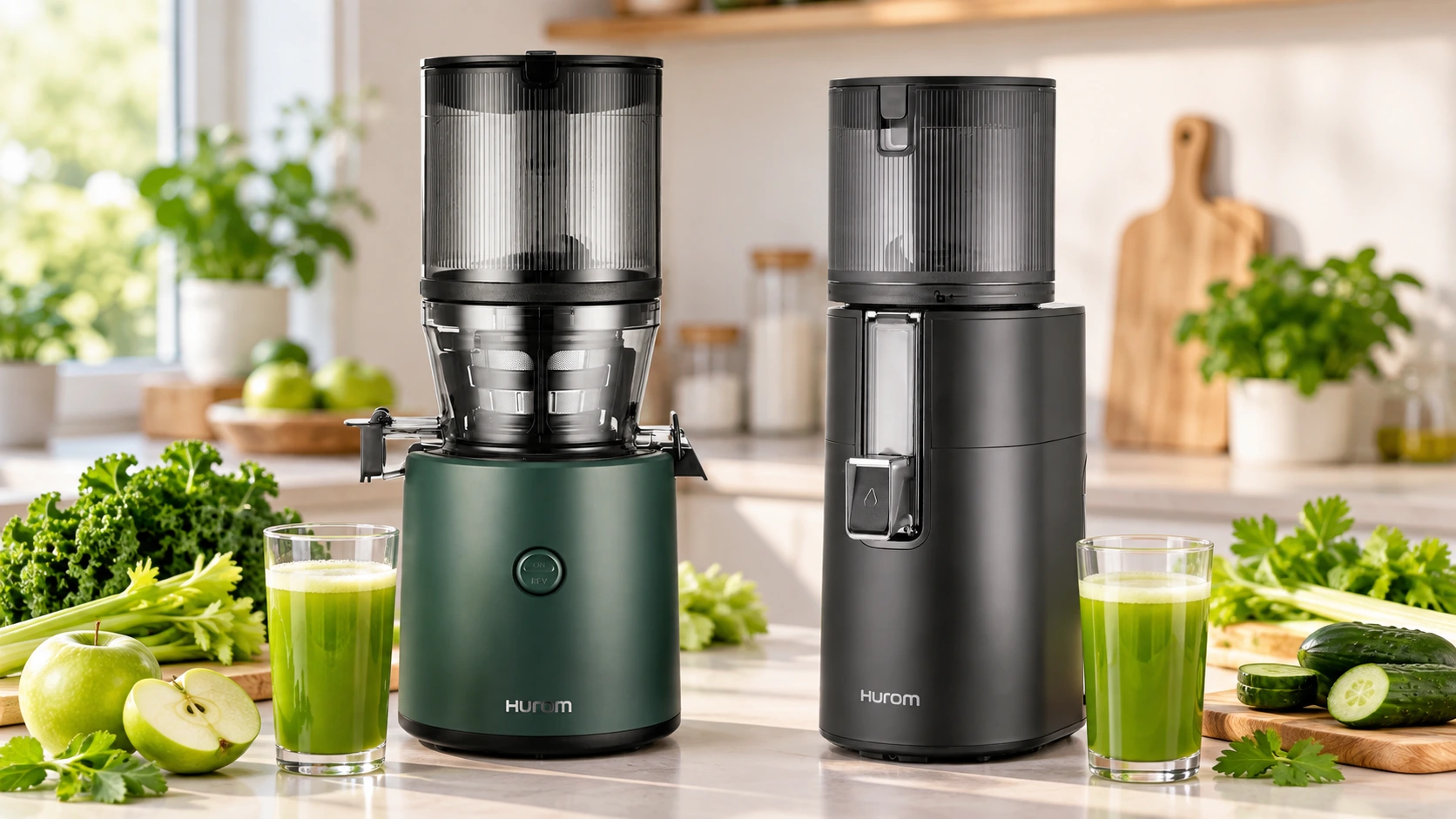 Hurom H400 und H320N Entsafter im Vergleich
